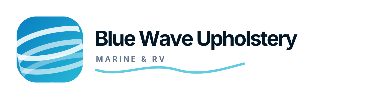 Blue Wave Upholstery logo